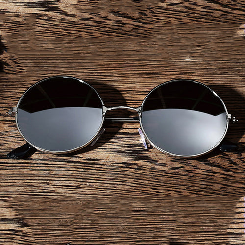 Vintage Metal Frame Sunglasses – UV400 Anti-Glare Fashion Eyewear